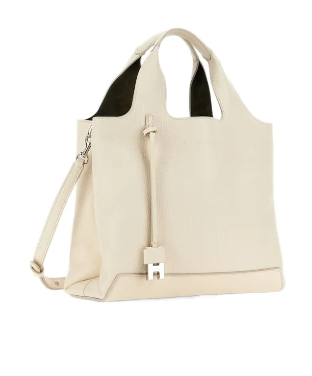 H Logo Charm Shopping Bag