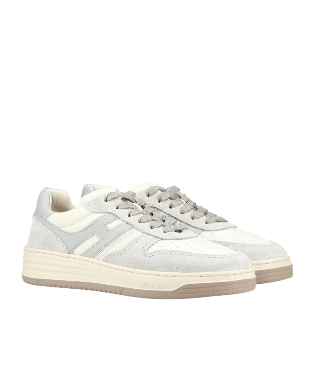 Hogan H630 Logo Patch Lace-Up Sneakers