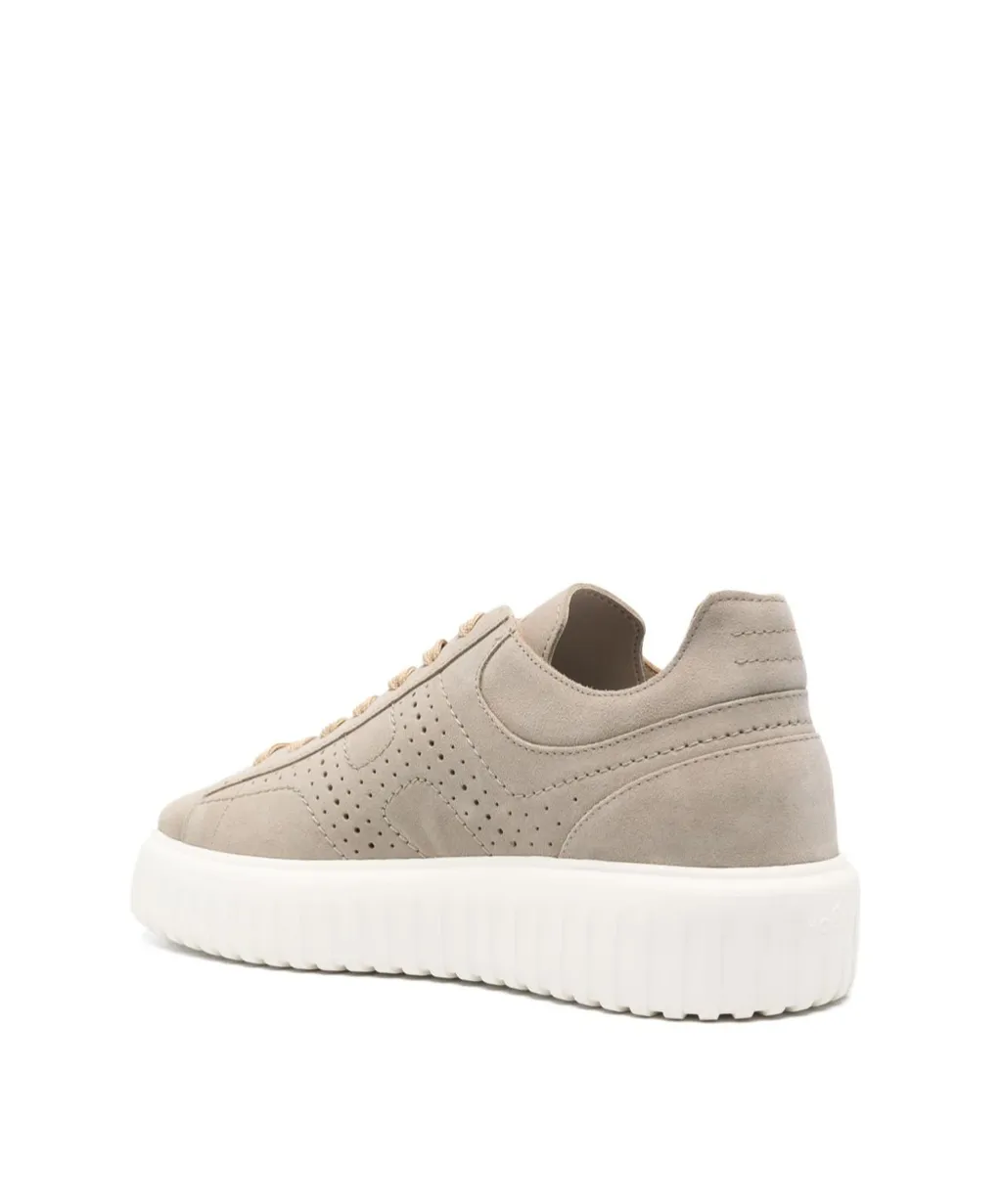 Round Toe Lace-Up Sneakers