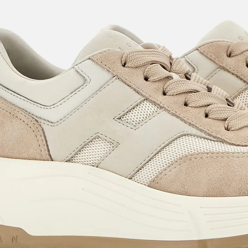 Mesh Panelled Sneakers