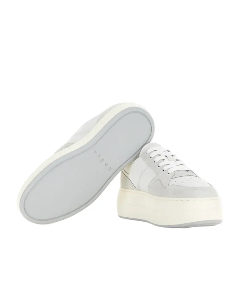 Skyscraper Logo Printed Lace-Up Sneakers