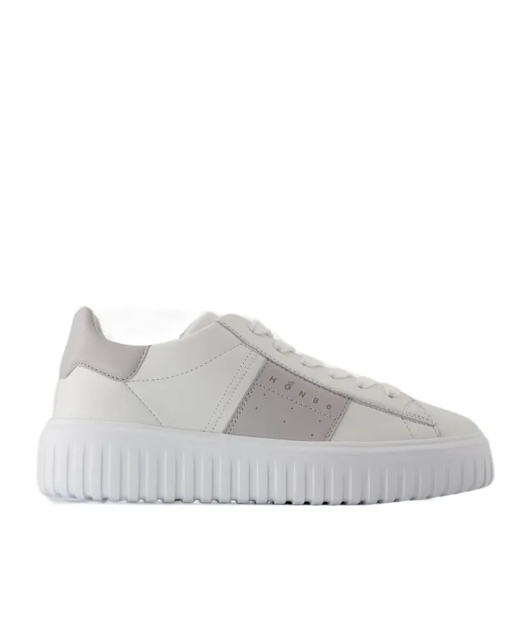 H-Stripes Leather Sneakers