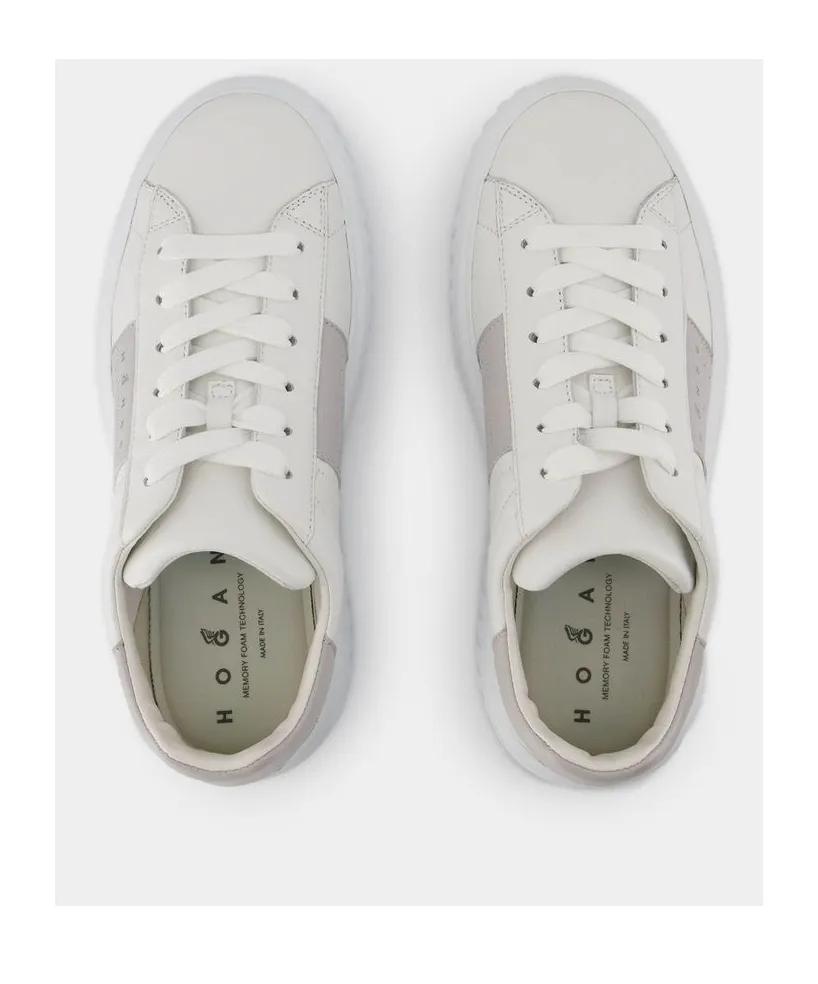 H-Stripes Leather Sneakers