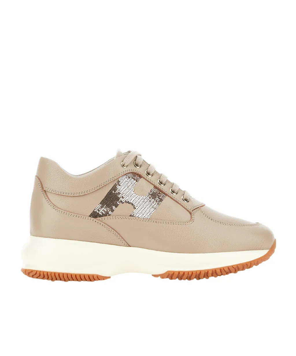 Interactive Logo Patch Sneakers