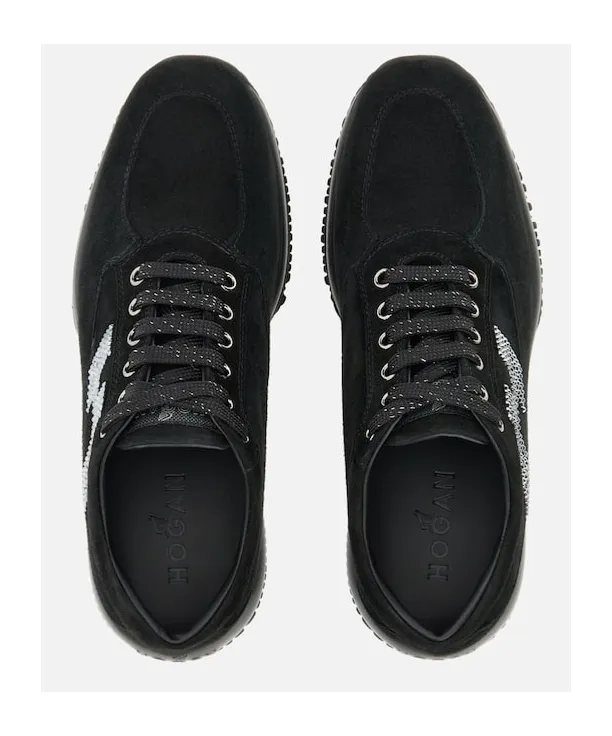 Interactive Lace-Up Sneakers