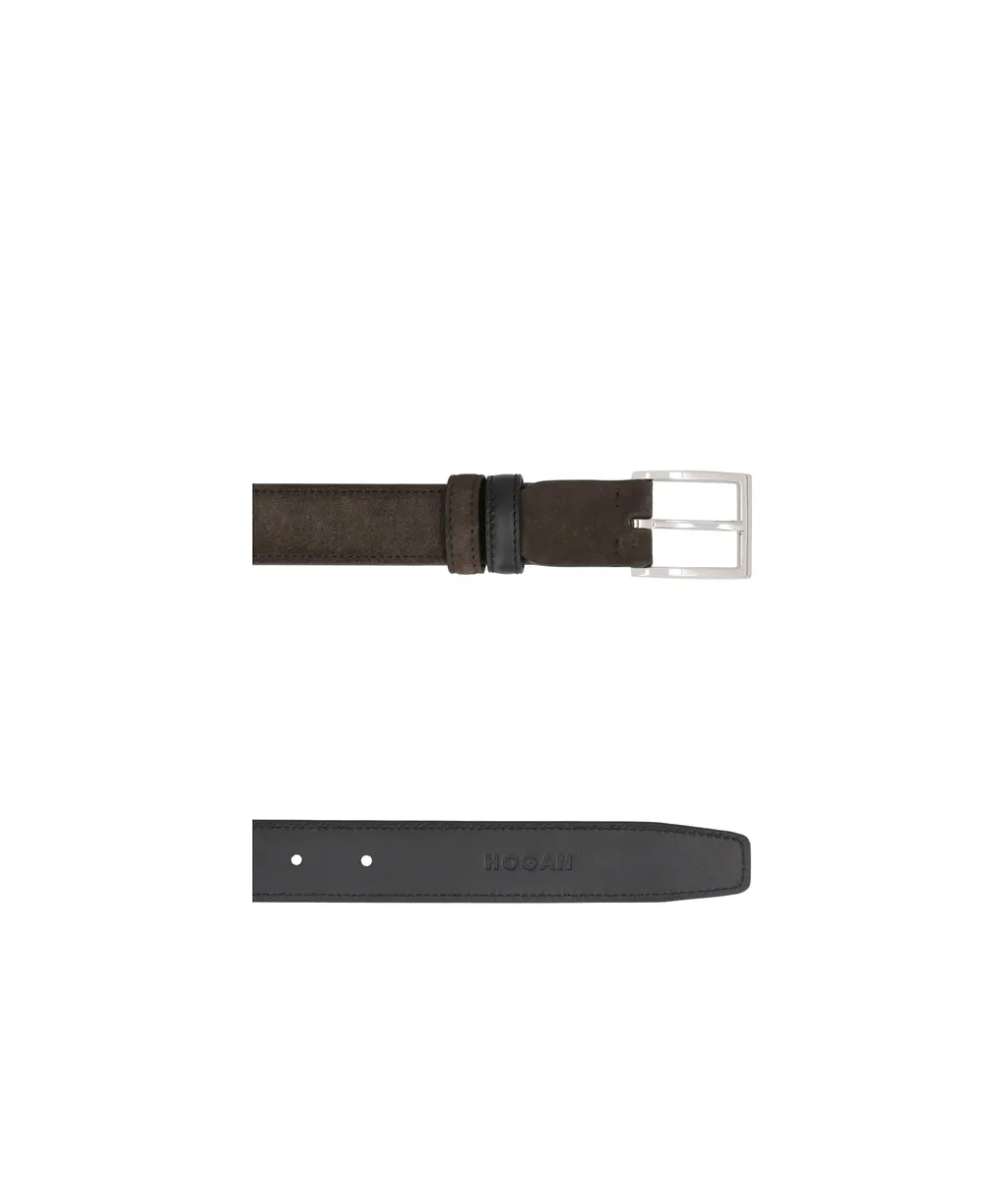 Logo Detailed Buckled Belt