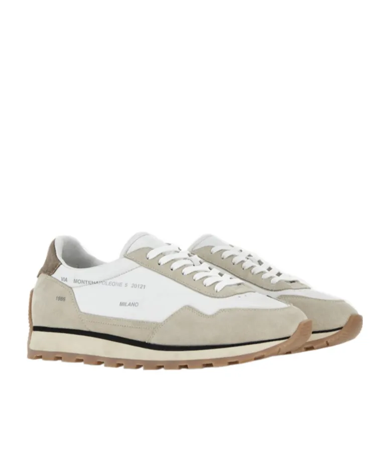 Round-Toe Low-Top Sneakers