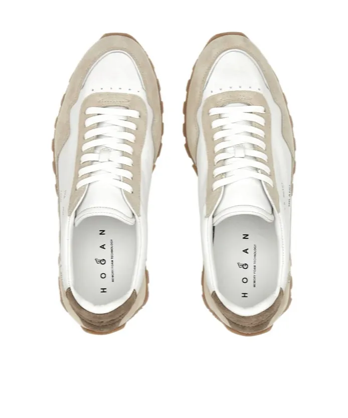 Round-Toe Low-Top Sneakers