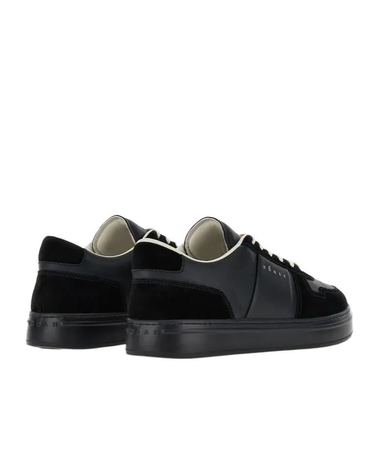 H-Tv Logo Printed Panelled Sneakers