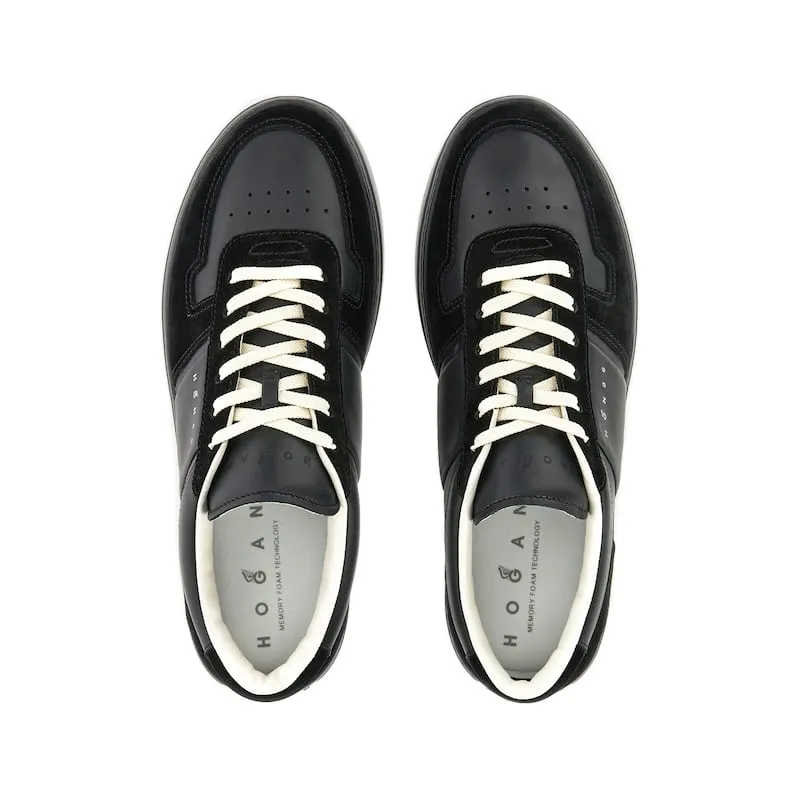 H-Tv Logo Printed Panelled Sneakers