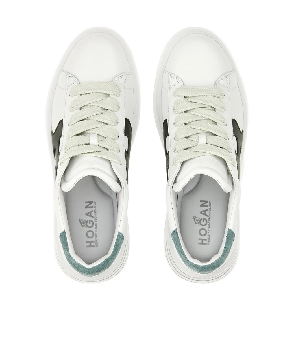 Rebel Panelled Lace-Up Sneakers