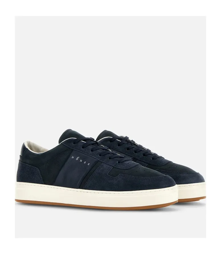 Panelled Low-Top Sneakers