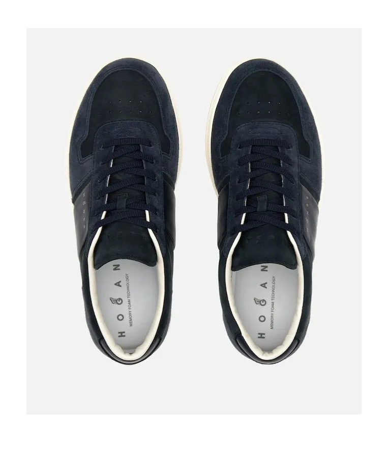 Panelled Low-Top Sneakers