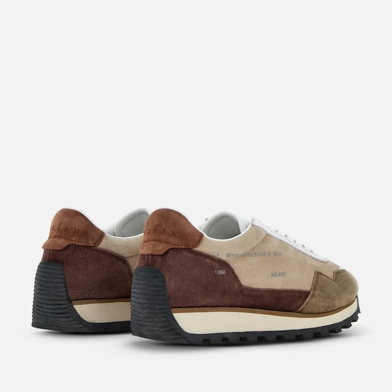 Round-Toe Lace-Up Sneakers