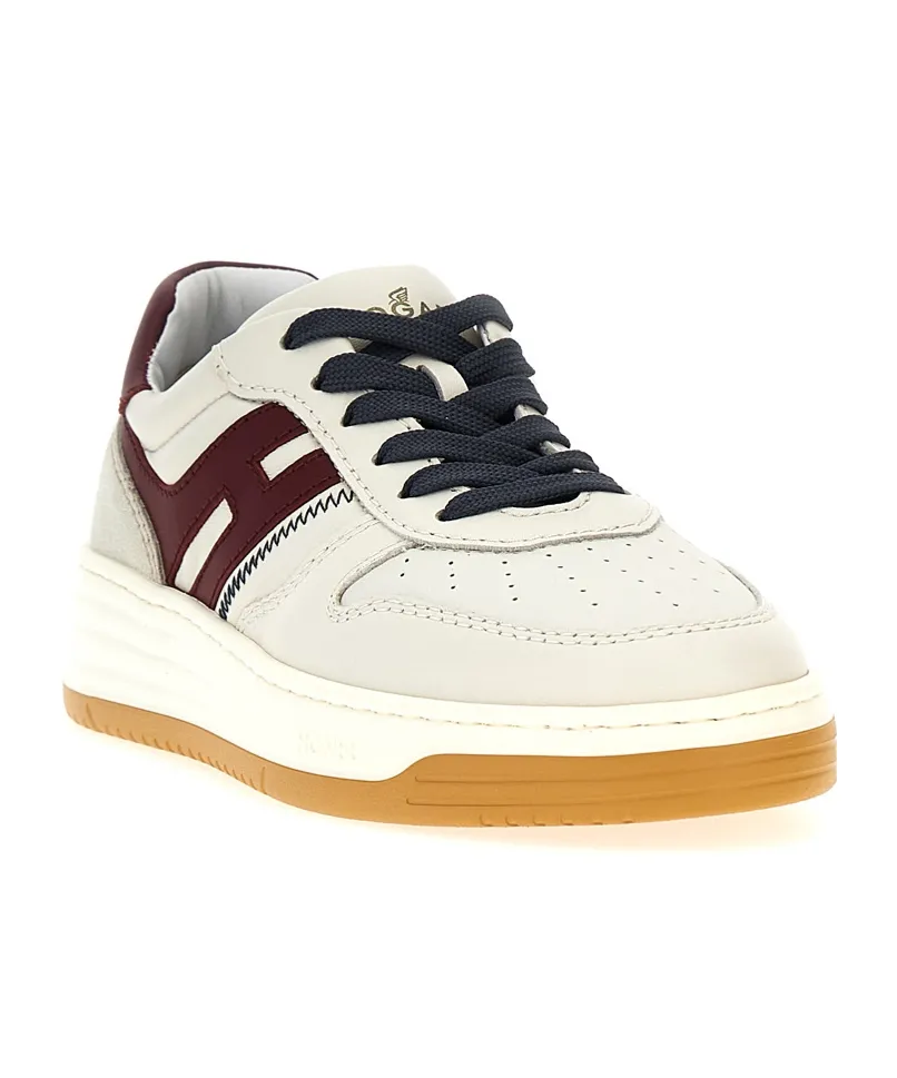 Logo Patch Lace-Up Sneakers