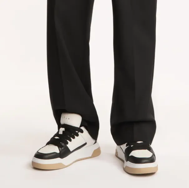Chamallow Round-Toe Lace-Up Sneakers