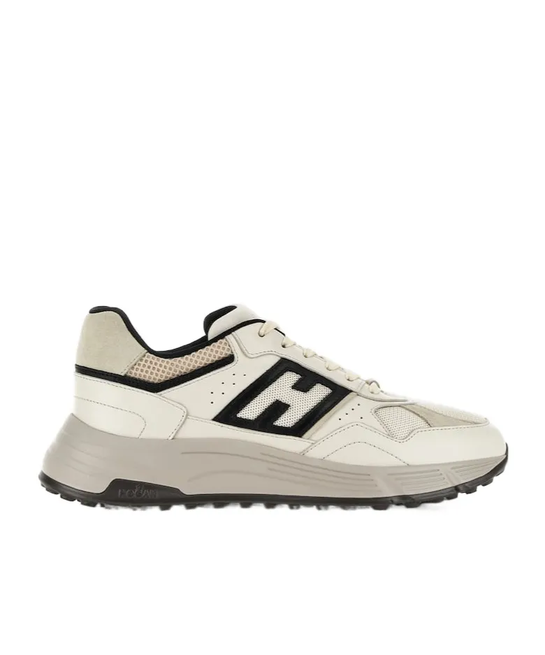Round-Toe Lace-Up Sneakers