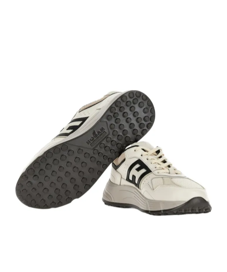 Round-Toe Lace-Up Sneakers