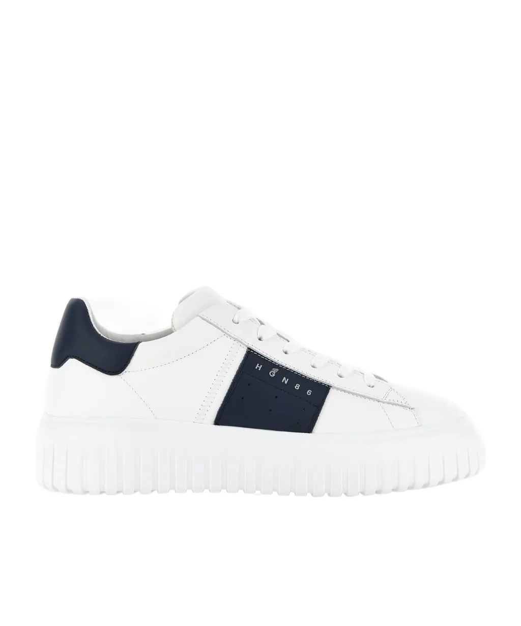 Round-Toe Lace-Up Sneakers