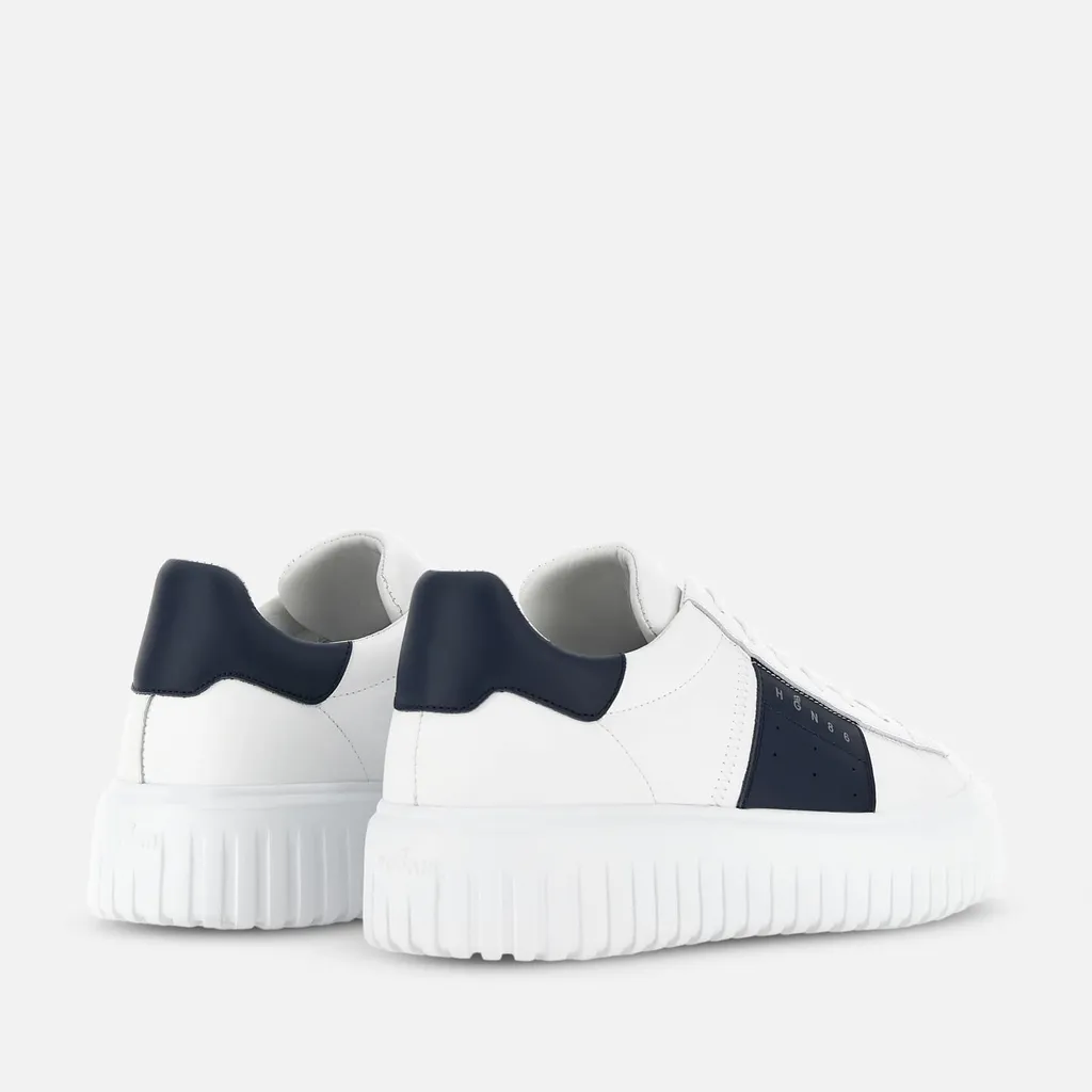 Round-Toe Lace-Up Sneakers