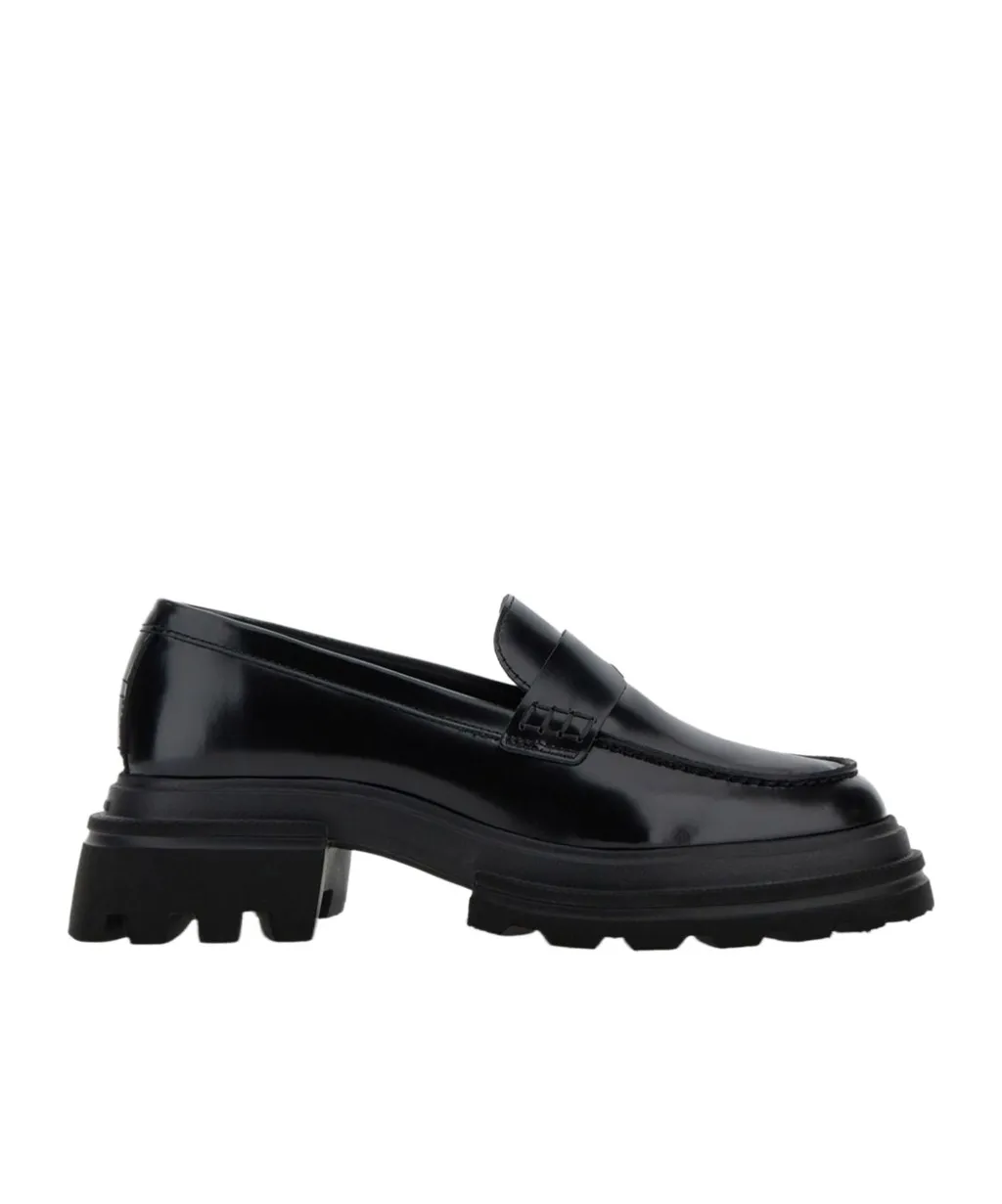 Polished Leather Loafers
