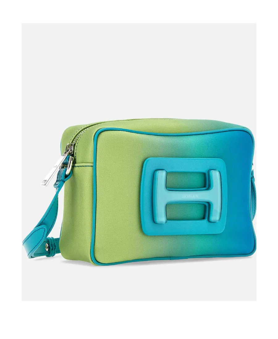 Logo Plaque Zip-Up Shoulder Bag