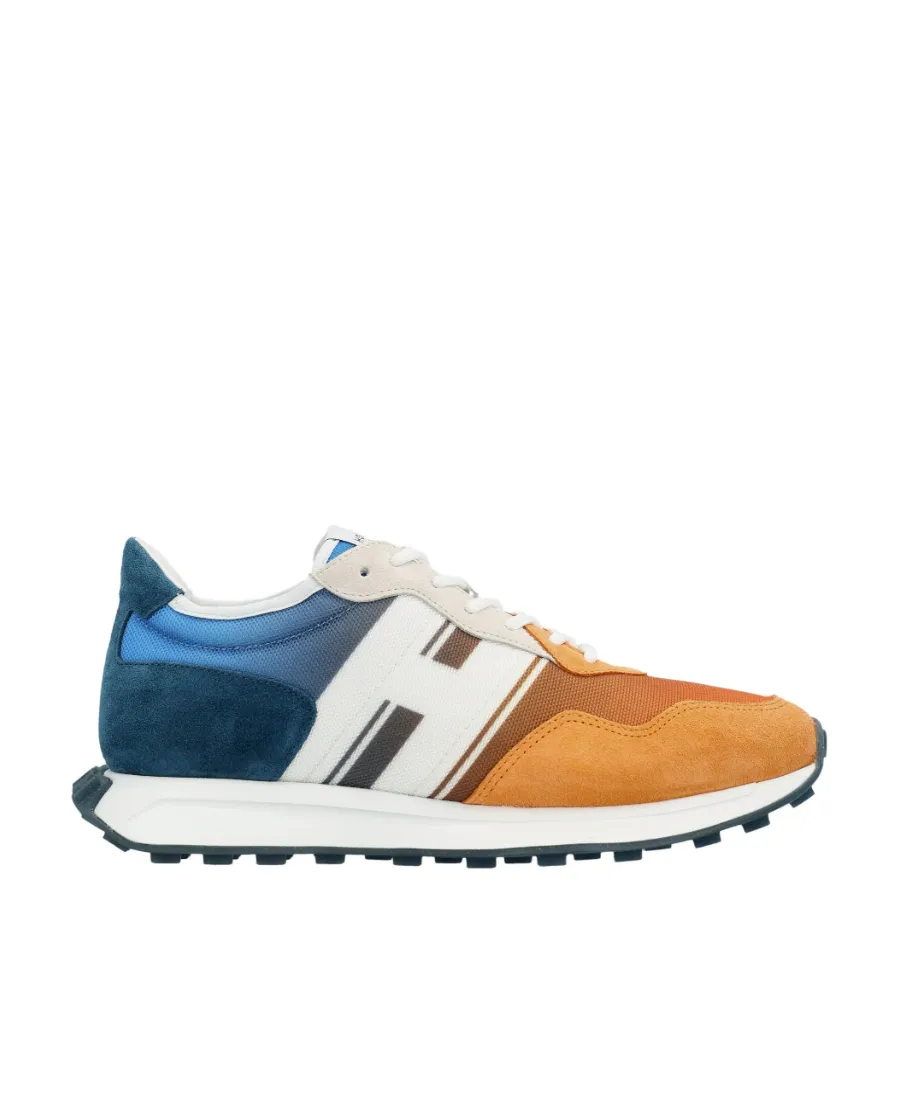 Round Toe Panelled Sneakers