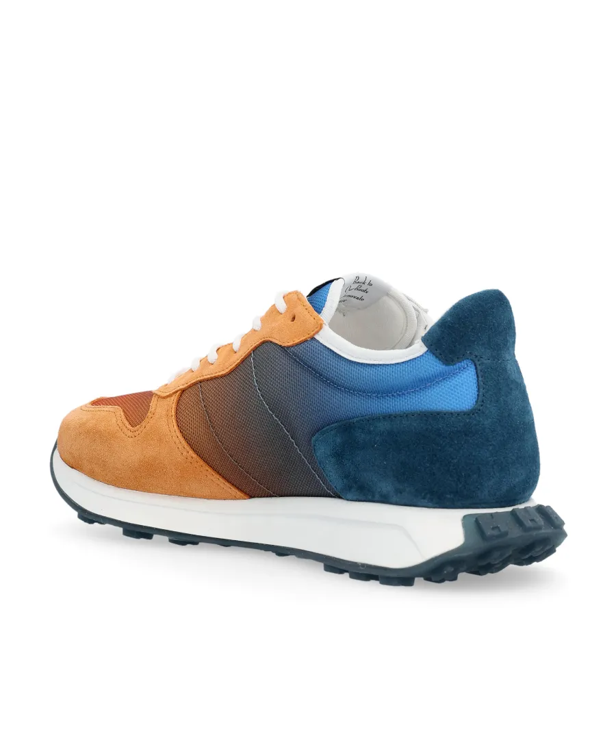 Round Toe Panelled Sneakers