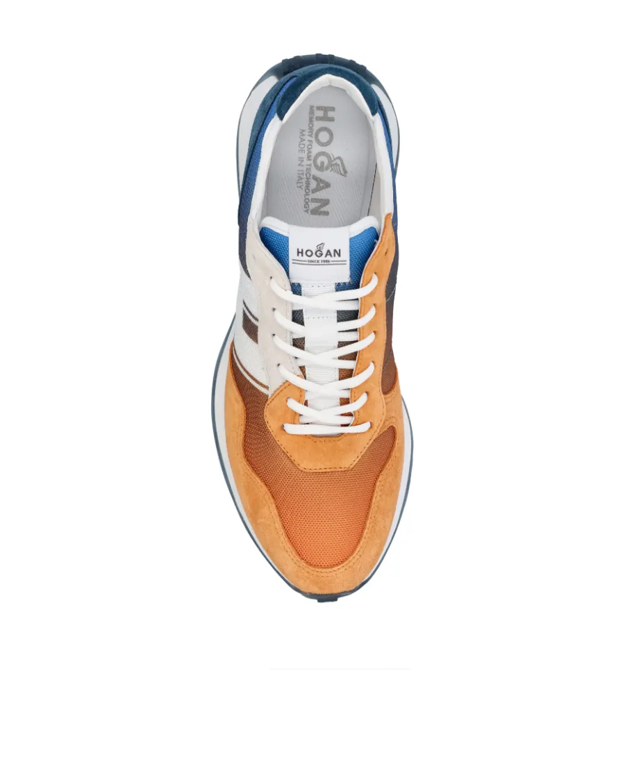 Round Toe Panelled Sneakers