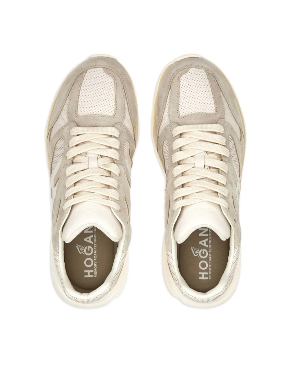 H Logo Patch Panelled Sneakers