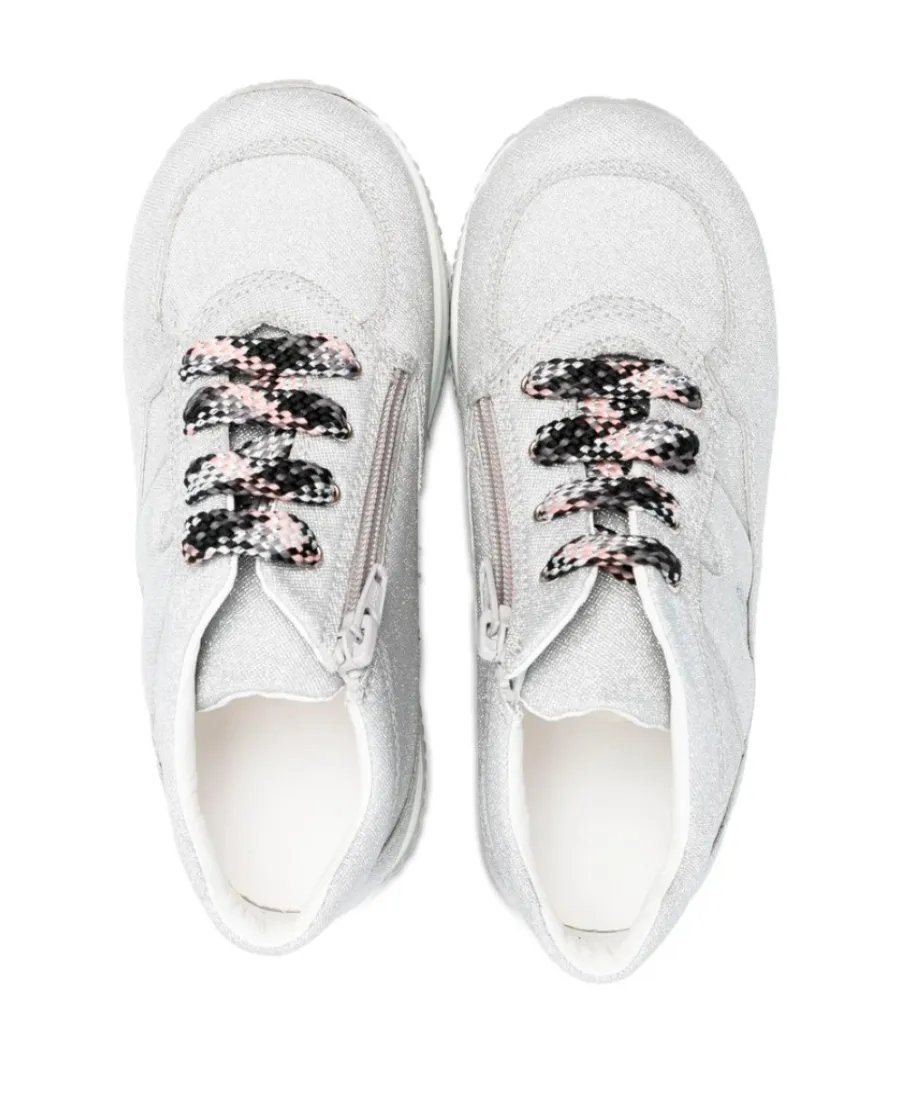 Interactive Lace-Up Sneakers