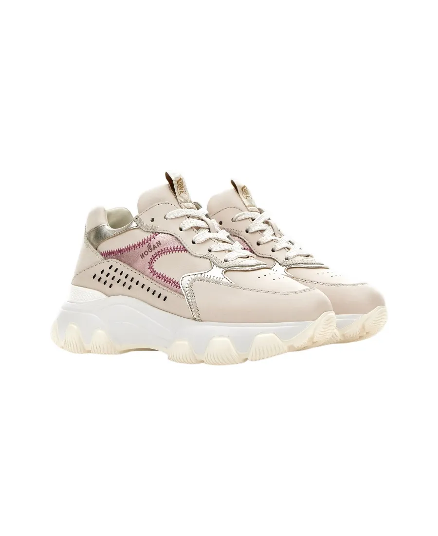 Hyperactive Lace-Up Sneakers
