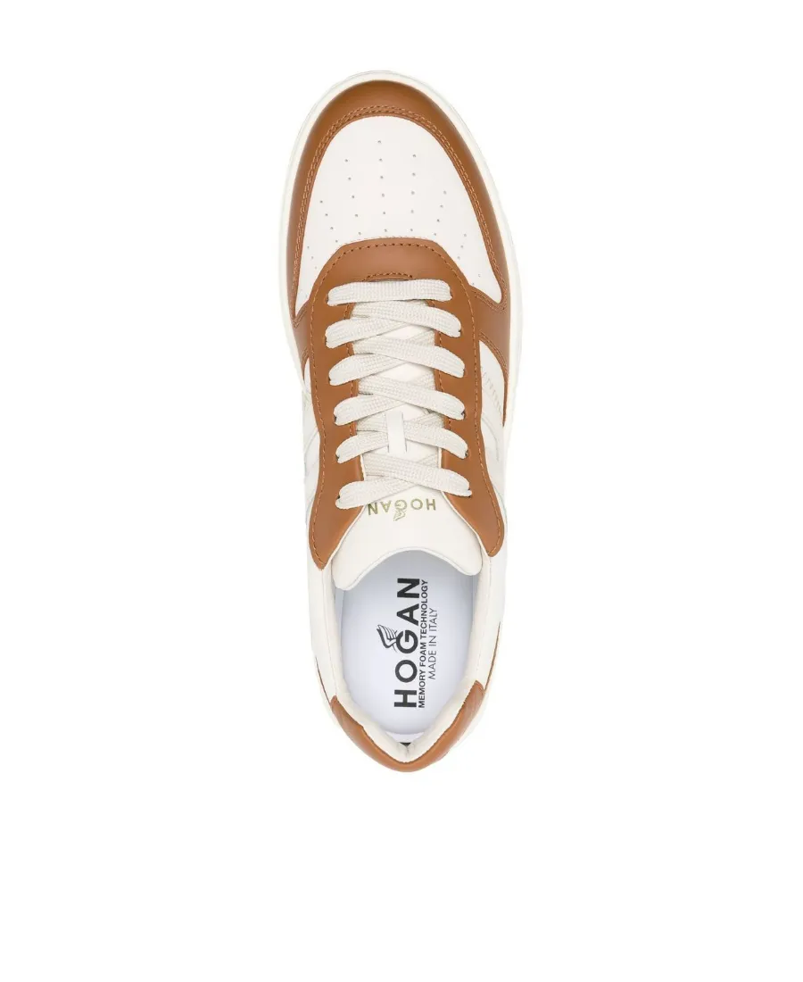 H630 Two-Tone Lace-Up Sneakers