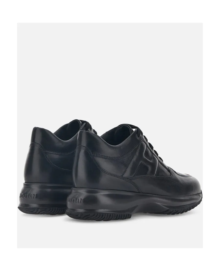 Round-Toe Lace-Up Sneakers