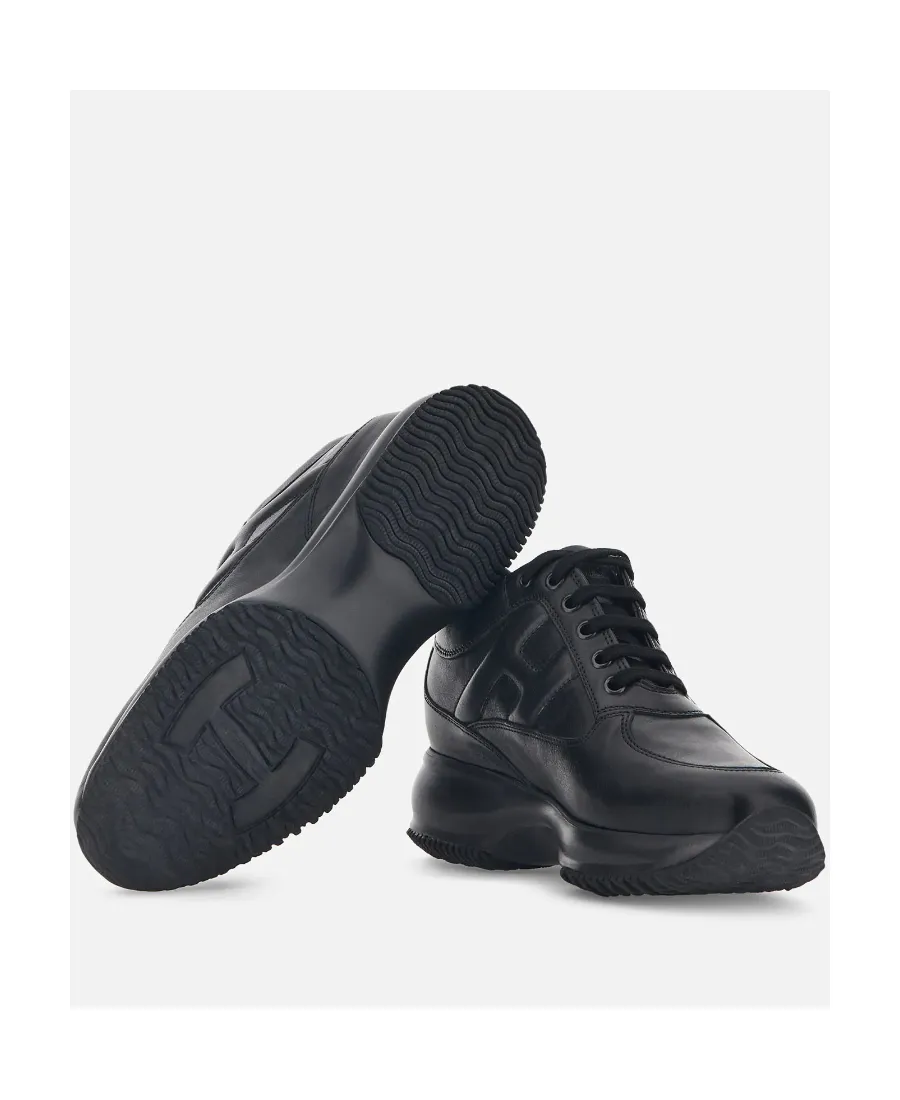 Round-Toe Lace-Up Sneakers