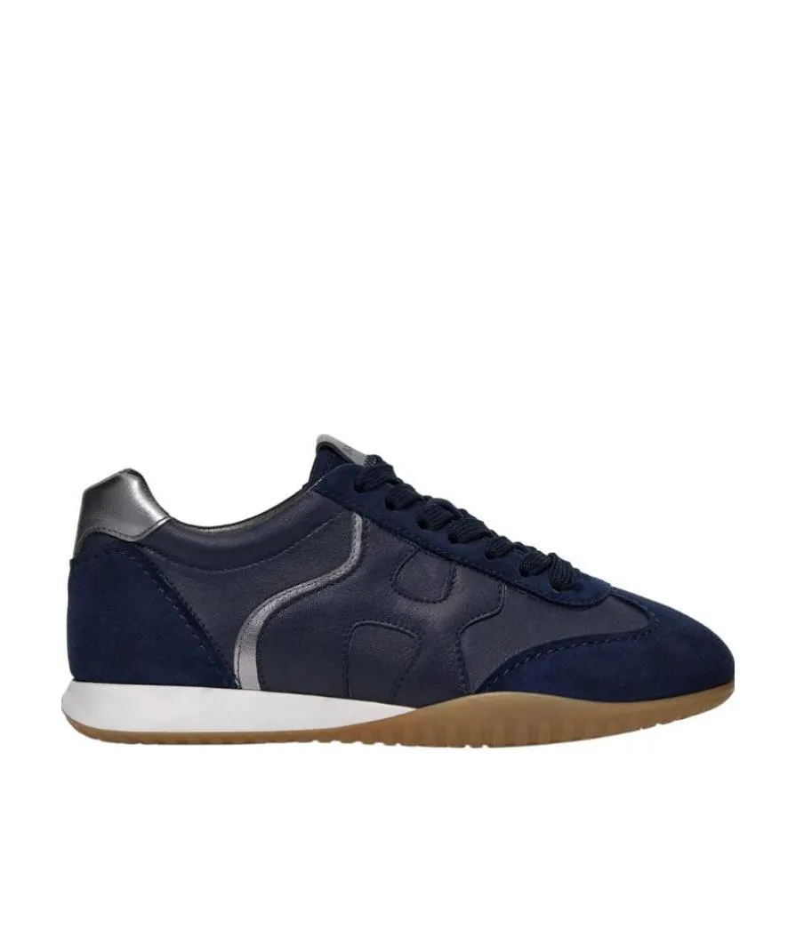 Panelled Lace-Up Sneakers