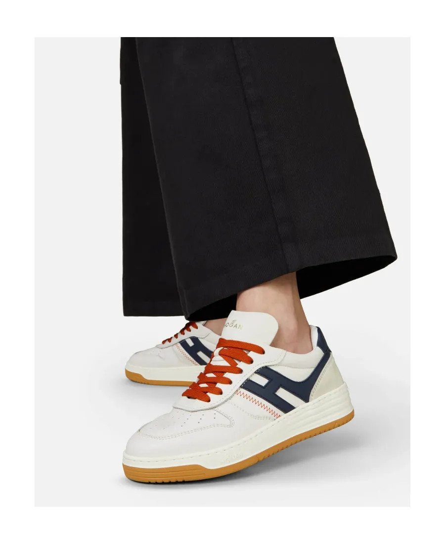 Logo Patch Lace-Up Sneakers