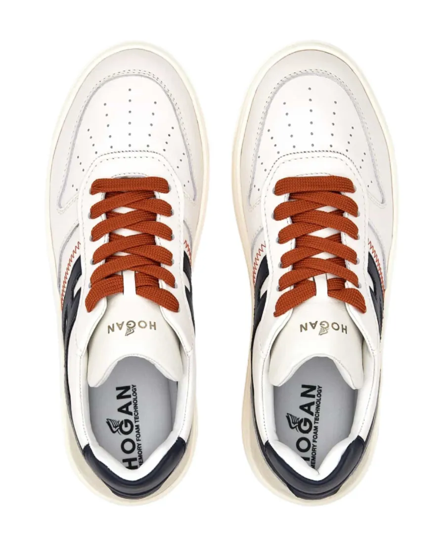 Logo Patch Lace-Up Sneakers