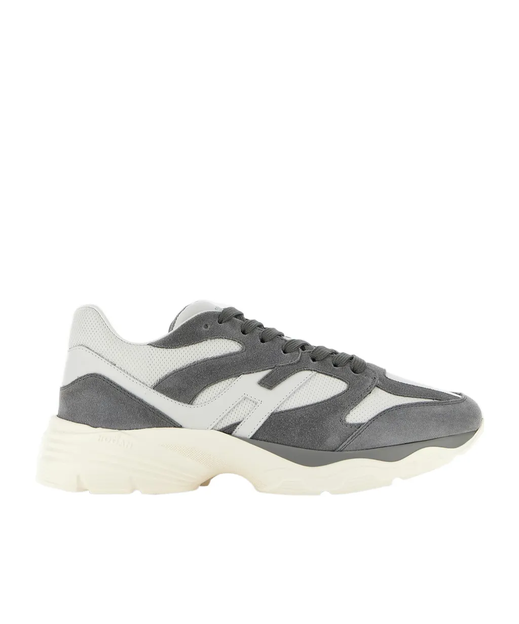 H Logo Patch Panelled Sneakers