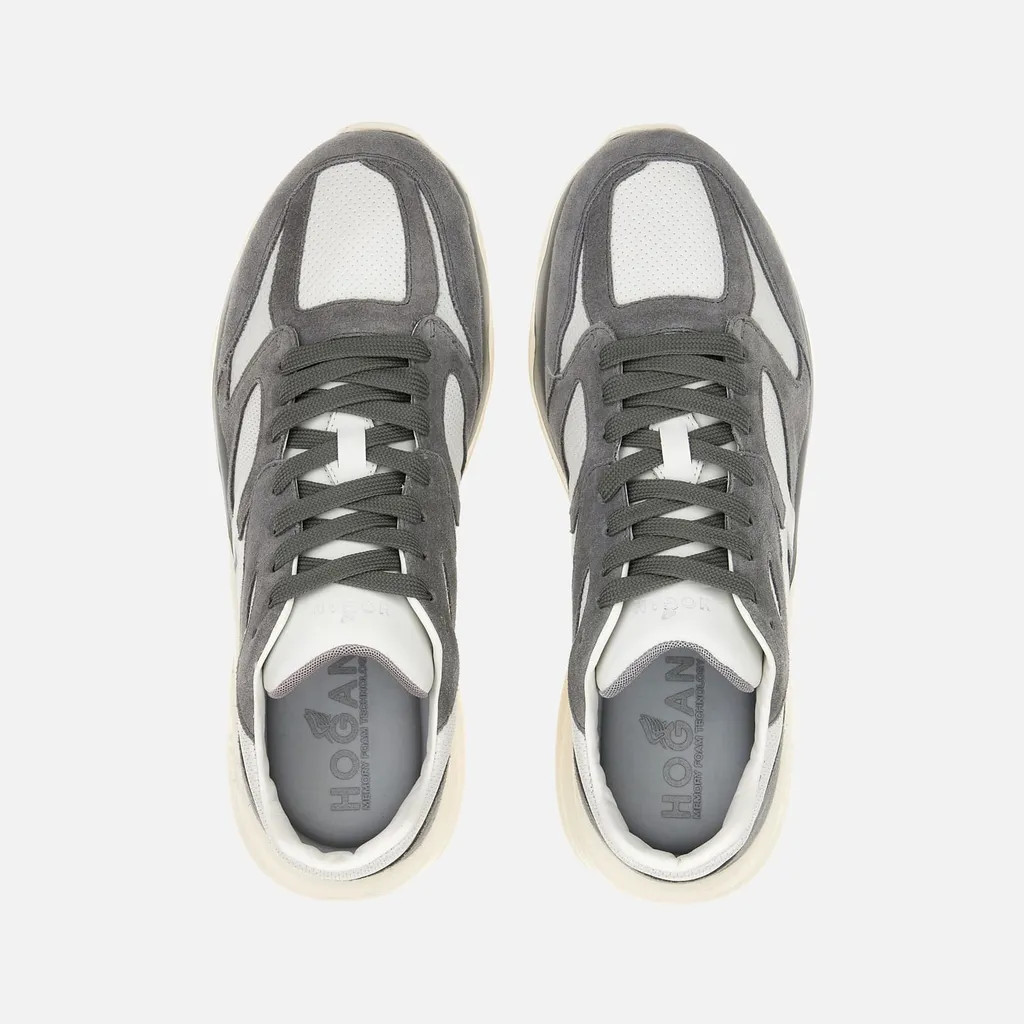 H Logo Patch Panelled Sneakers