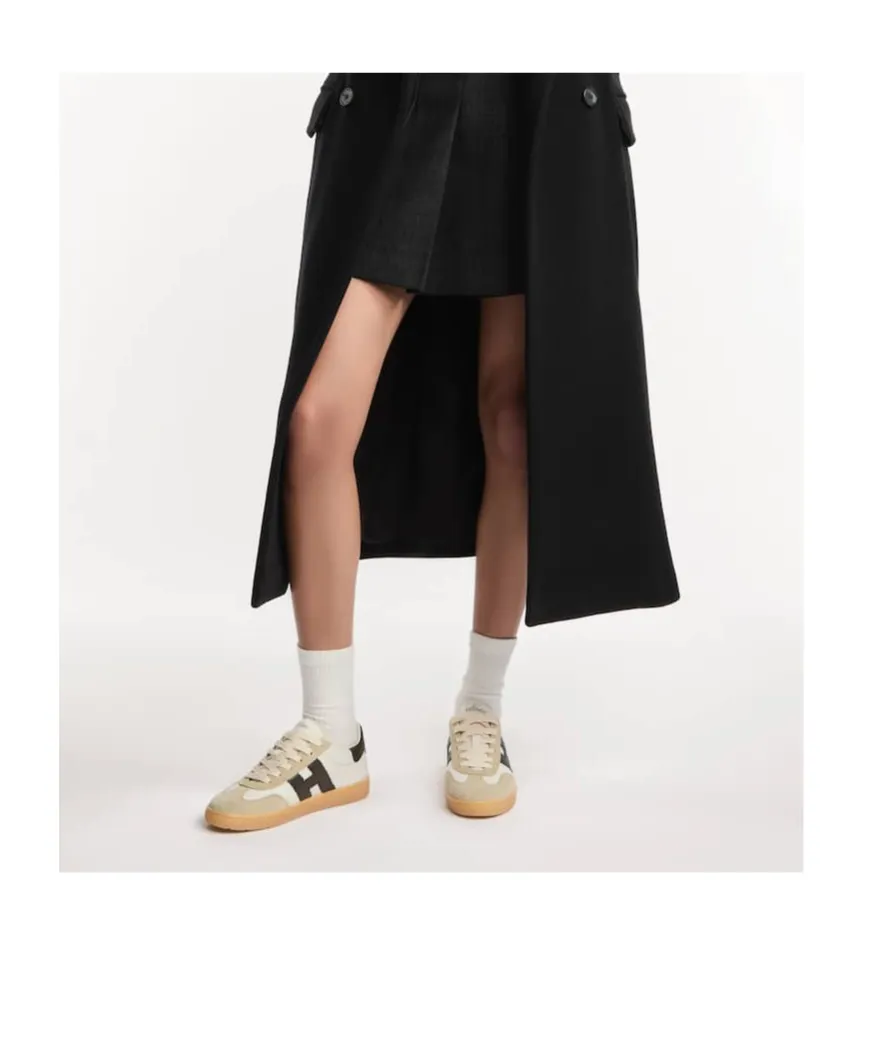 Cool Lace-Up Leather Sneakers