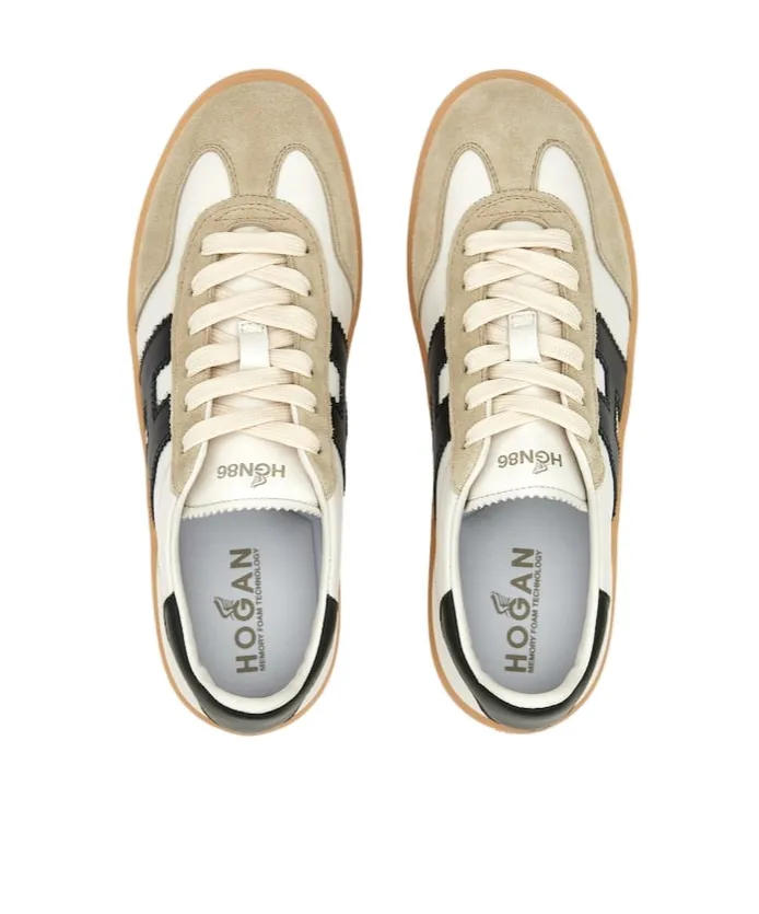 Cool Lace-Up Leather Sneakers