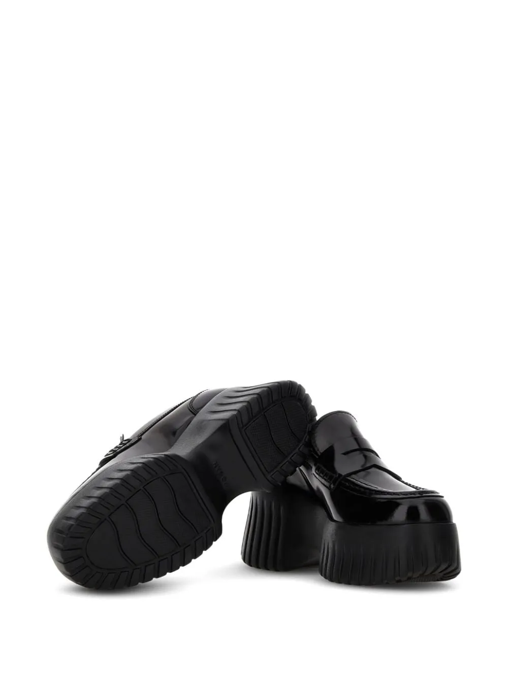 H-Stripes Slip-On Platform Loafers