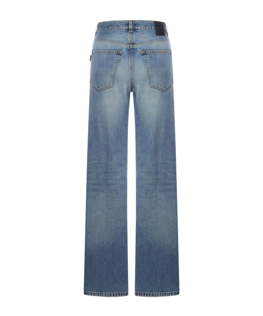 Fade Details Jeans Leggings