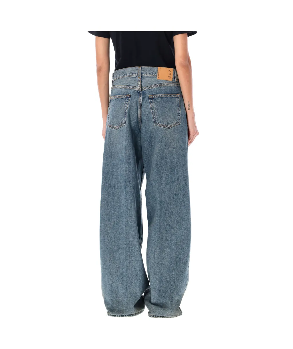 Bethany Logo Patch Wide-Leg Jeans