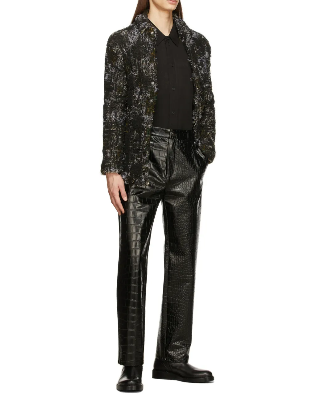Coarse Wool Casual Jacket