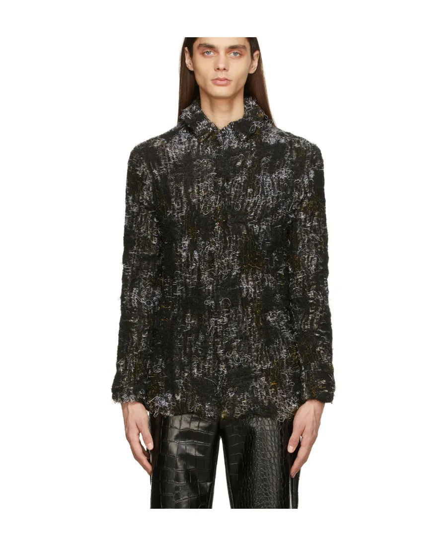 Coarse Wool Casual Jacket
