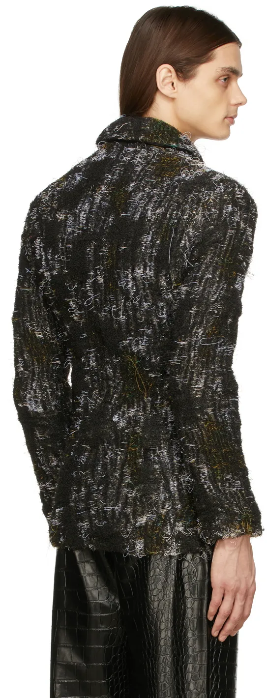 Coarse Wool Casual Jacket