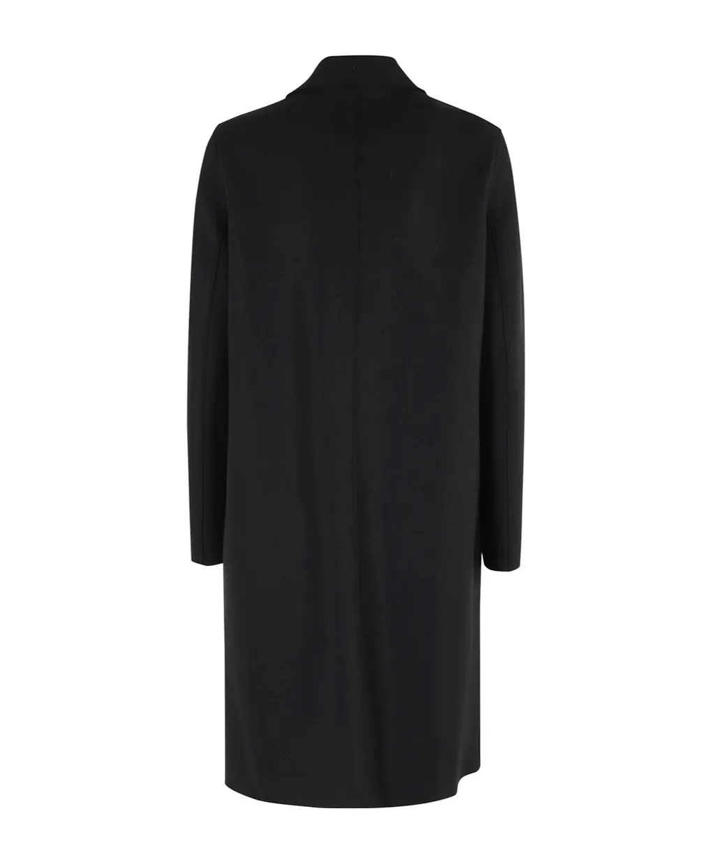 Virgin Wool Single-Breasted Coat