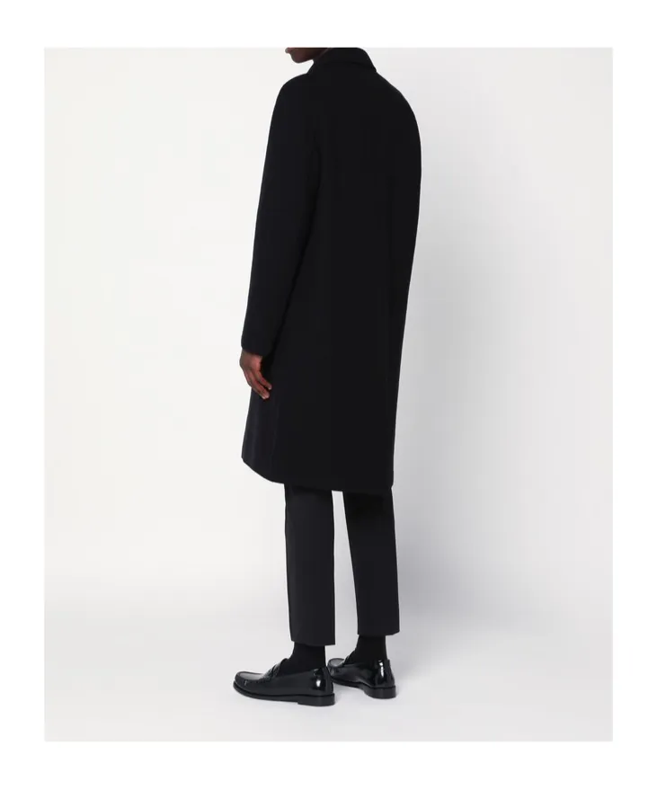 Single-Breasted Wool Coat